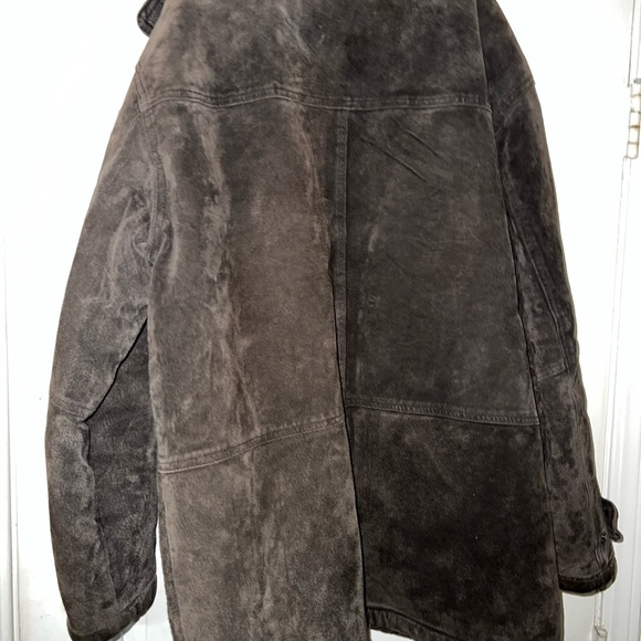 Colebrook Olive Green Suede coat M (definitely a Large) - Picture 9 of 14